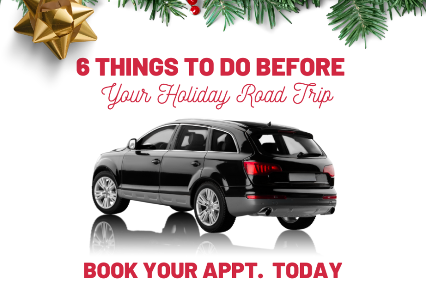 6 Things To Do Before Your Holiday Road Trip